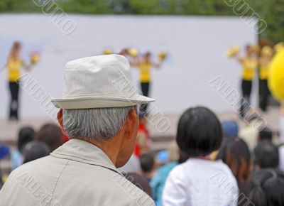 Old man with hat
