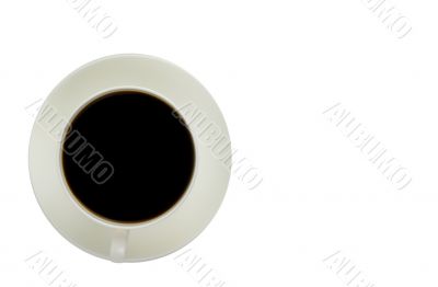 Black coffee cup