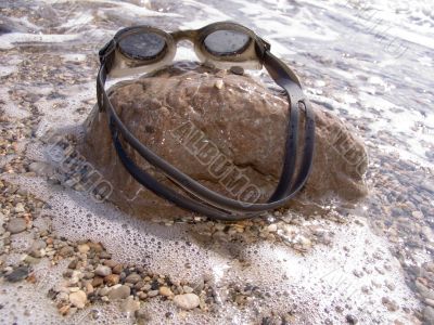 On a sea beach