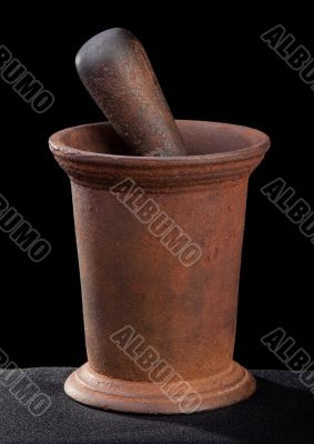 Ancient mortar and pestle