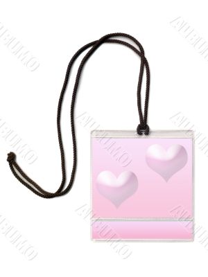 Badge Valentine`s day