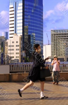 Japanese schoolgirl