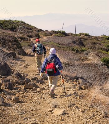 Mountain hikers