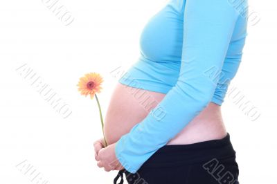 happy pregnant
