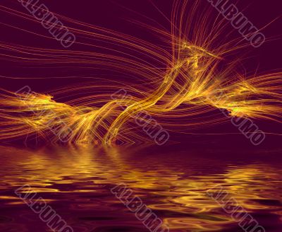 Abstract magic background