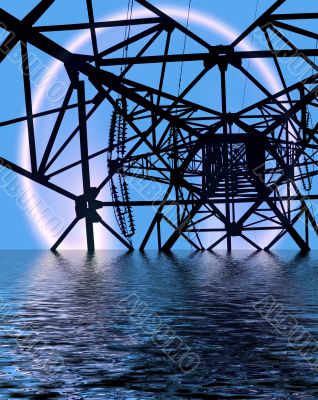 Electric mast