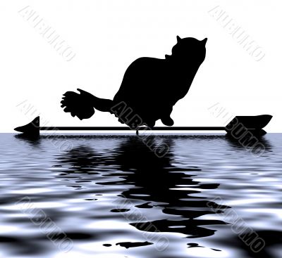 cat Silhouette