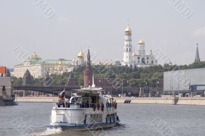 Moscow river boat