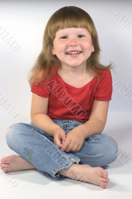 Little happy girl