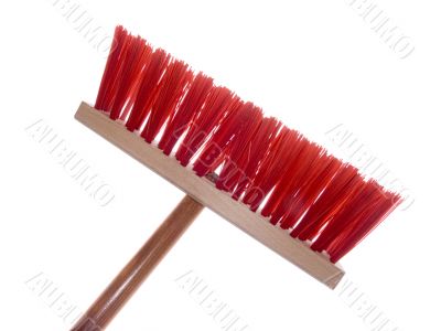 Wooden red brush