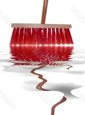 red brush