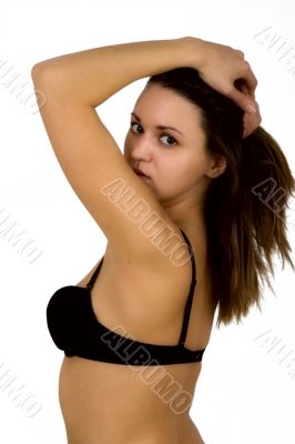 Portrait of the young sexual girl