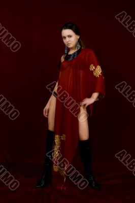 Portrait of the young sexual girl