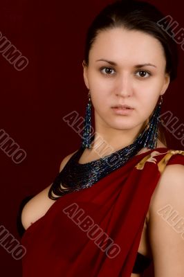 Portrait of the young sexual girl