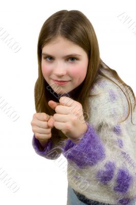 Portrait of the young girl