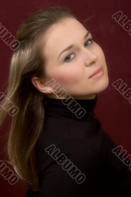 Portrait of the sexual young woman