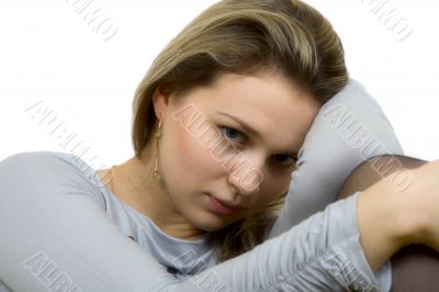 Portrait of the sexual young woman