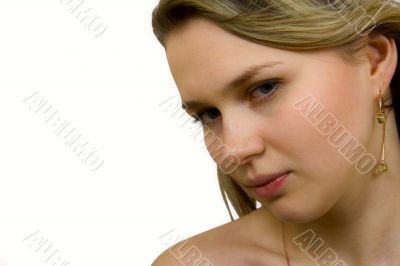 Portrait of the sexual young woman