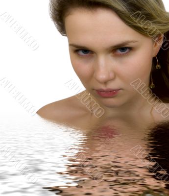 Portrait of the sexual young woman