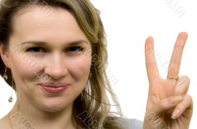 Portrait of the sexual young woman