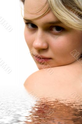 Portrait of the sexual young woman