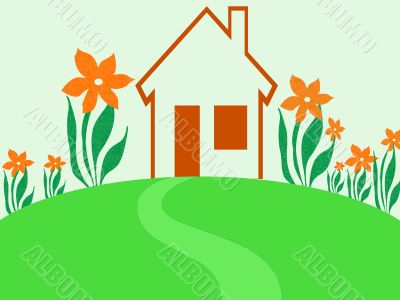 House and garden