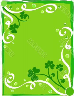 Shamrocks design