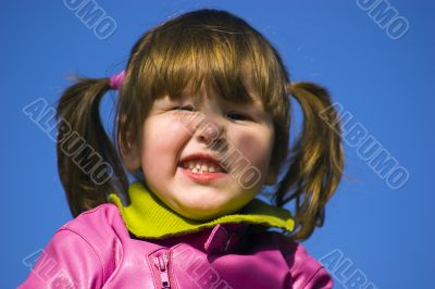 Funny girl  with tailes