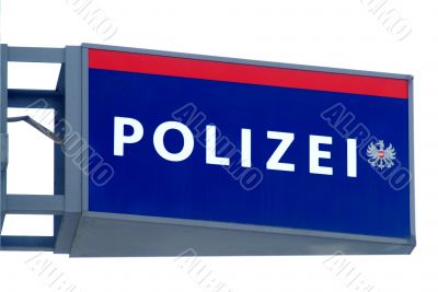  police sign