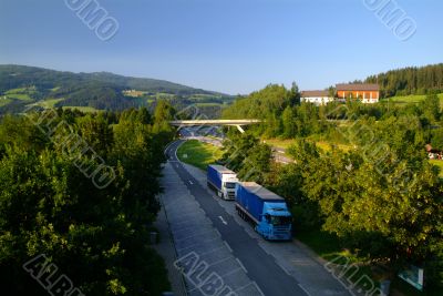 motorway parking site
