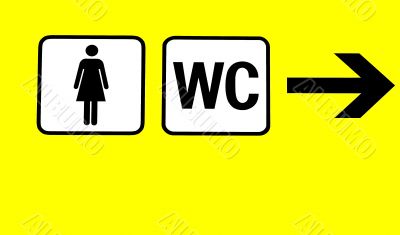 restrooms