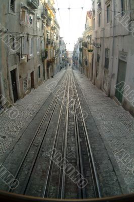 tranway in lisbon