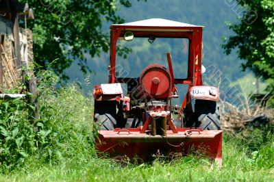 old tractor