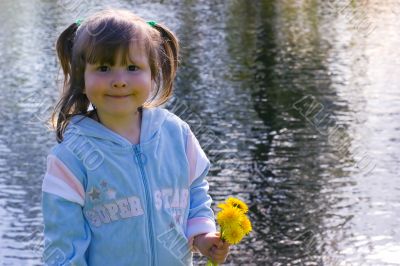 Smiling over the river