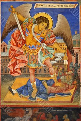 Archangel Michael Fresco