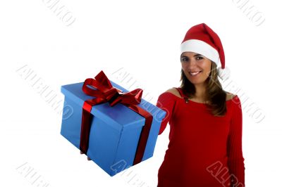 Santa Girl with gifts