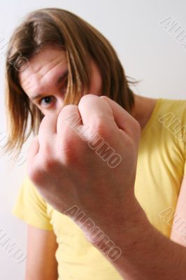 angry man
