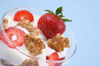 glass of yogurt