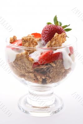 glass of yogurt
