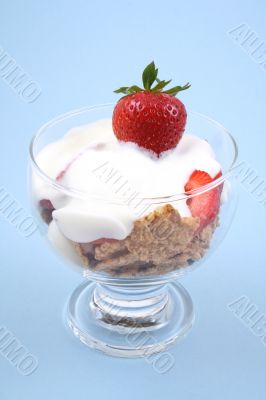 glass of yogurt