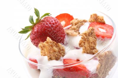 glass of yogurt