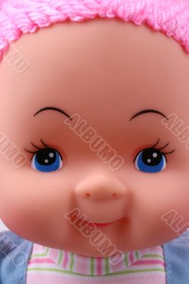close-ups of cute baby doll