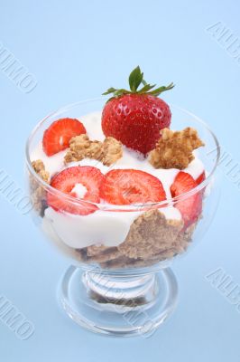 glass of yogurt