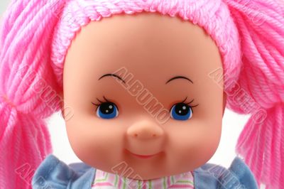 close-ups of cute baby doll