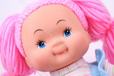 close-ups of cute baby doll