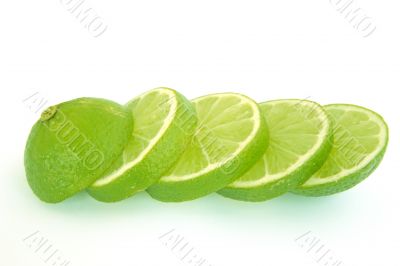 sliced lime horizontal