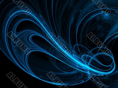 Blue Flowing
