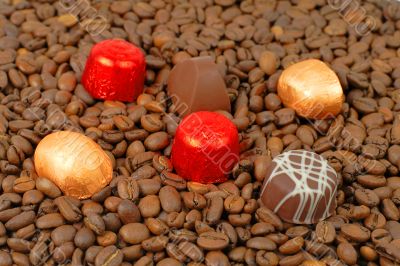 Chocolates coffee