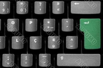 Green Enter Key