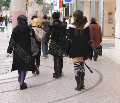 Gothic girls group